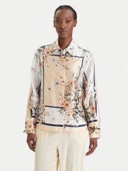 Liu Jo Koszula WA6357 T2555 Beżowy Regular Fit. Brązowe bluzki damskie Liu Jo, bez wzorów, z syntetyku, bez kołnierzyka, bez ramiączek. Za 649.99 zł.