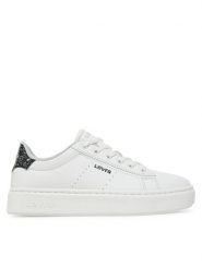 Levi's® Sneakersy Evelyn VEVE0002S Biały. Białe buty sportowe dziewczęce bez wzorów, ze skóry, bez zapięcia. Za 159.99 zł.