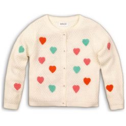 Minoti Sweter Dziewczęcy 104/110 Biały. Swetry dla dziewczynek marki Minoti. Za 108.00 zł.