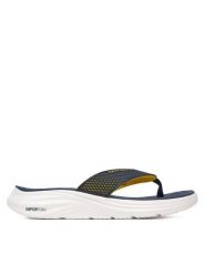 Skechers Japonki Vapor Foam Sandal-Sayto 232894/NVYL Granatowy. Niebieskie klapki męskie Skechers, z materiału. Za 149.99 zł.