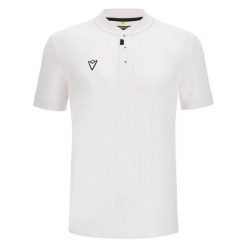 Polo Macron Athleisure SCE Patmos II CTN KR. Białe koszulki polo męskie Macron, m, bez wzorów, bez ramiączek. W wyprzedaży za 204.85 zł.