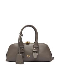 PINKO Torebka Bowling Bag Baguette AI 25-26 PLTT 105334 A0QO Szary. Szare torebki do ręki damskie Pinko, bez wzorów, ze skóry, bez dodatków. Za 1,849.00 zł.