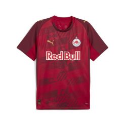 Męska trzecia koszulka FB Red Bull Salzburg 25/26 PUMA. Brązowe koszulki sportowe męskie Puma, m, bez wzorów, bez kołnierzyka, bez ramiączek, do piłki nożnej. Za 429.00 zł.