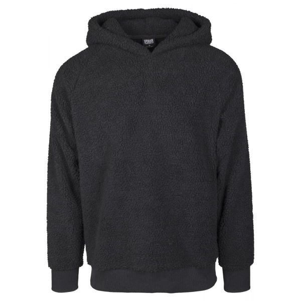 Bluza z kapturem Urban Classic sherpa. Czarne bluzy męskie Urban Classics, m, bez wzorów, z poliesteru, z kapturem. Za 214.00 zł.