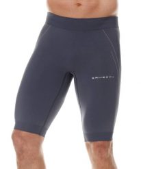 Spodnie do biegania 1/2 męskie Brubeck RUNNING FORCE. Szare spodnie sportowe męskie Brubeck, m, bez wzorów, z dzianiny, do biegania. Za 124.99 zł.
