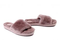 EMU AUSTRALIA W13088 Mckay mocha, kapcie damskie. Brązowe kapcie damskie Emu Australia, bez wzorów, ze skóry. Za 299.90 zł.