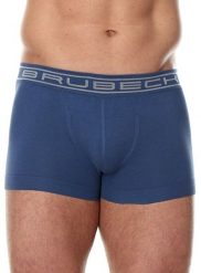Brubeck Bokserki męskie shortbox Comfort Cotton niebieskie r. L (BX10050A). Niebieskie bokserki męskie Brubeck, l, bez wzorów. Za 57.11 zł.