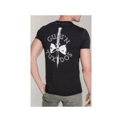 T-SHIRT KNIFE 2. Czarne t-shirty męskie Guns&tuxedos, z klasycznym kołnierzykiem. Za 219.00 zł.