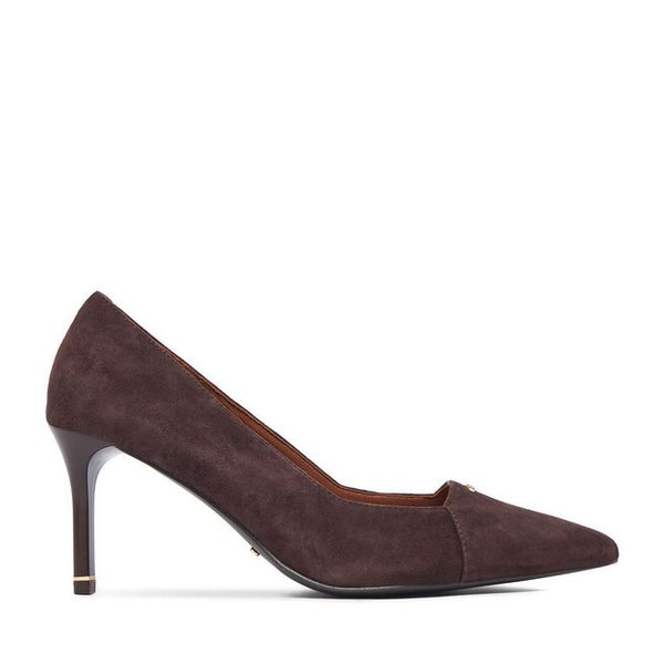Szpilki MEXX. Brązowe szpilki damskie Mexx, bez wzorów, bez obcasa, bez zapięcia. Za 329.99 zł.