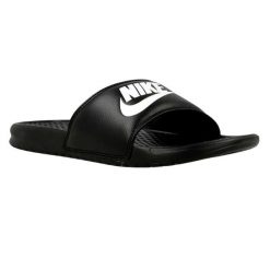Męskie Klapki Z Logo Benassi JDI. Czarne klapki męskie Nike, z gumy. Za 206.99 zł.