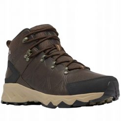 Buty turystyczne Columbia Peakfreak II Mid Outdry Leather - cordovan/black. Czarne trekkingi męskie GRONELL. Za 636.57 zł.