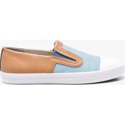 Geox - Tenisówki. Szare trampki i tenisówki damskie Geox, z gumy. W wyprzedaży za 299.90 zł.