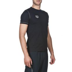 Koszulka sportowa Arena Team Line Ss Tee. Niebieskie koszulki sportowe męskie Arena, xl, bez wzorów, z materiału, bez kołnierzyka, bez ramiączek, do pływania. Za 142.50 zł.