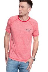 MĘSKI T-SHIRT MUSTANG ALEX C SNOW HEATHER 1009510 7130. Białe t-shirty męskie Mustang, m, bez wzorów, bez kołnierzyka. W wyprzedaży za 39.99 zł.