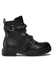 DeeZee Trapery CS5216-12 Czarny. Czarne buty zimowe dziewczęce DeeZee, bez wzorów, ze skóry, bez zapięcia. Za 83.99 zł.