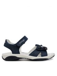 Primigi Sandały 7885066 M Granatowy. Niebieskie sandały dziewczęce Primigi, ze skóry, bez zapięcia. Za 189.99 zł.