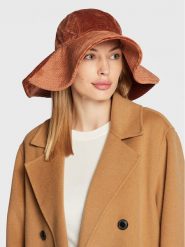 Roxy Kapelusz ERJHA04065 Brązowy. Brązowe czapki i kapelusze damskie Roxy, bez wzorów, z materiału. Za 139.99 zł.