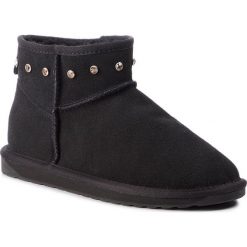 Buty EMU AUSTRALIA - Stinger Rhinestone Micro W11897 Black. Czarne kozaki damskie Emu Australia, ze skóry. Za 599.00 zł.
