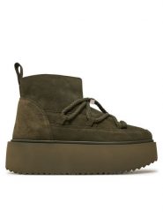 Inuikii Śniegowce Classic Low Platform 75204-004 Khaki. Brązowe kozaki damskie Inuikii, ze skóry. Za 839.99 zł.