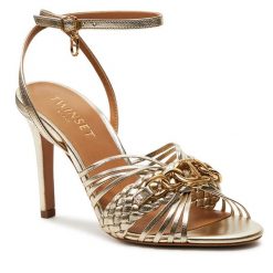 Sandały TWINSET. Żółte klapki damskie Twinset, bez wzorów, bez obcasa, na szpilce, bez zapięcia. Za 1,239.00 zł.