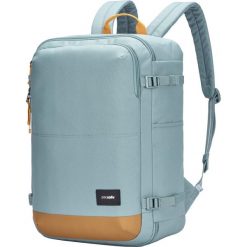 Plecak antykradzieżowy Pacsafe Go Carry-on Backpack 34 L - fresh mint. Niebieskie plecaki damskie Pacsafe, bez wzorów. Za 571.99 zł.
