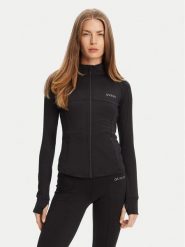 Guess Bluza V5RP17 KCD02 Czarny Regular Fit. Czarne bluzy damskie Guess, l, z aplikacjami, z syntetyku, bez kaptura. Za 239.99 zł.