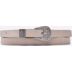 Answear - Pasek Wild Nature. Szare paski damskie ANSWEAR, w paski, z materiału. W wyprzedaży za 39.90 zł.