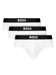 BOSS Komplet slipów 50546561 Biały. Białe slipki męskie Boss, m, bez wzorów, z bawełny. Za 219.99 zł.