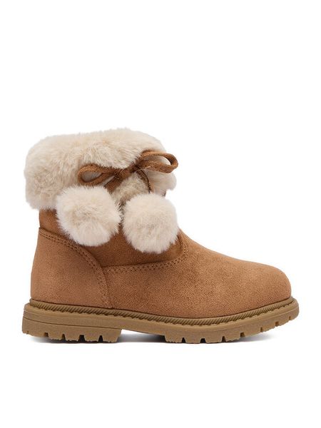 DeeZee Kozaki CEO-CM260103-12 Brązowy. Brązowe buty zimowe dziewczęce DeeZee, bez wzorów, bez zapięcia. Za 129.99 zł.