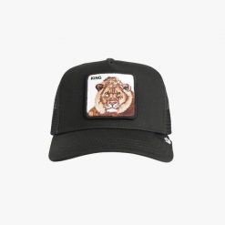 Czapka Goorin Bros King Total Black. Czarne czapki i kapelusze męskie Goorin Bros, bez wzorów. Za 190.35 zł.