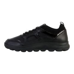 Buty GEOX D SPHERICA Czarny. Czarne obuwie sportowe damskie Geox, bez wzorów. Za 352.99 zł.