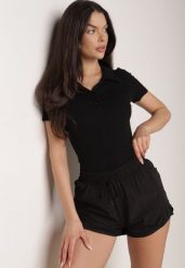 Czarne Szorty Sportowe z Siateczkowymi Wstawkami i Podszewką Tamaris. Czarne szorty sportowe damskie Born2be, m, bez wzorów, klasyczne, na fitness i siłownię. Za 59.99 zł.