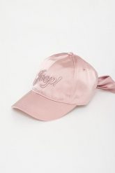 Czapka z daszkiem satynowa Arte JOOP!. Czapki i kapelusze damskie JOOP!, bez wzorów, z satyny. Za 349.00 zł.