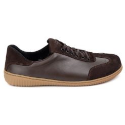 WASAK Buty męskie barefoot minimalistyczne skórzane 0742W brązowe. Brązowe półbuty na co dzień męskie ze skóry, bez zapięcia. Za 453.66 zł.