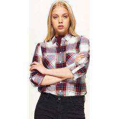 Koszula w kratę - Biały. Koszule damskie marki Cropp. Za 69.99 zł.