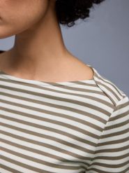 Street One Damska koszulka z długim rękawem Kobiety Bawełna (100%) brązowy w paski, 40. Brązowe t-shirty damskie Street One, bez wzorów, z bawełny, street, bez kołnierzyka. Za 149.95 zł.