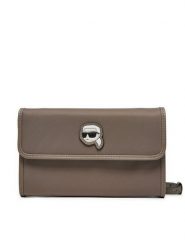 KARL LAGERFELD Torebka 245W3218 Beżowy. Brązowe listonoszki damskie KARL LAGERFELD, bez wzorów, ze skóry, bez dodatków. Za 319.99 zł.