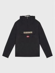 Napapijri Kurtka anorak Rainforest NP0A4GGD D Czarny Regular Fit. Czarne kurtki i płaszcze dla chłopców Napapijri, bez wzorów, z syntetyku, bez kaptura. Za 579.99 zł.