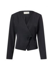 Neo Noir Bluzka - Simmi Eyelet Kobiety szary, 34. Szare bluzki damskie Neo Noir, bez wzorów, z satyny, eleganckie, bez kołnierzyka, bez ramiączek. Za 229.95 zł.