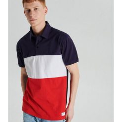Koszulka polo - Granatowy. Niebieskie koszulki polo męskie marki Cropp, bez wzorów, bez ramiączek. Za 59.99 zł.