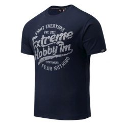 T-shirt Męski koszulka bawełniana EXTREME HOBBY WHEEL. Niebieskie t-shirty męskie EXTREME HOBBY, m, bez wzorów, z bawełny, bez kołnierzyka. Za 129.00 zł.