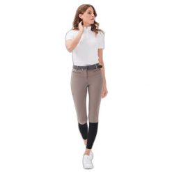 Damskie spodnie jeździeckie Gaze Jamira. Brązowe spodnie materiałowe damskie GAZE, s, bez wzorów, z tkaniny. Za 1,146.80 zł.