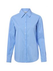 Marie Lund bluzka koszulowa Kobiety niebieski, XL. Niebieskie bluzki damskie Marie Lund, xl, bez wzorów, bez kołnierzyka, bez ramiączek. Za 149.95 zł.