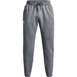 Spodnie Under Armour Ua Essential Fleece Jogger Dorośli. Szare spodnie sportowe męskie Under Armour, l, bez wzorów, z materiału, na fitness i siłownię. Za 361.99 zł.