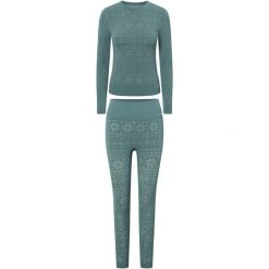 Bielizna damska VIKING Sigrid Lady Set Bamboo. Zielona bielizna termoaktywna damska Viking, bez wzorów, bez ramiączek. Za 239.90 zł.