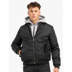 Kurtka z kapturem Lonsdale Clifton All Seasons. Czarne kurtki męskie Lonsdale, m, bez wzorów, z polaru, eleganckie, z kapturem. Za 510.50 zł.
