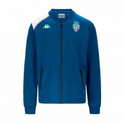 Bluza dresowa AS Monaco Atriso 2023/24. Białe bluzy męskie Kappa, bez wzorów, z dresówki, eleganckie, bez kaptura. Za 498.00 zł.
