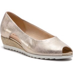 Espadryle GABOR - 82.630.60 Platino. Półbuty damskie marki Gabor. W wyprzedaży za 309.00 zł.