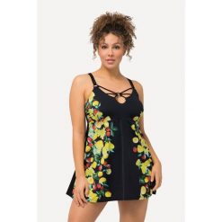 Damska Sukienka Kąpielowa cytryny miękkie miseczki fiszbiny. Czarne kostiumy jednoczęściowe damskie Ulla Popken, l, bez wzorów, z elastanu, sportowe, plus size. Za 343.99 zł.
