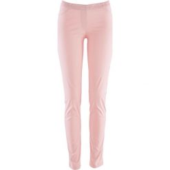 Tregginsy ze stretchem bonprix pastelowy jasnoróżowy. Legginsy damskie marki DOMYOS. Za 27.99 zł.